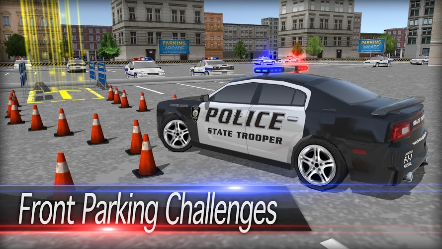 3D Police Car Parking 2015截图2