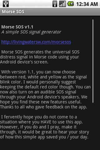 Morse SOS截图1