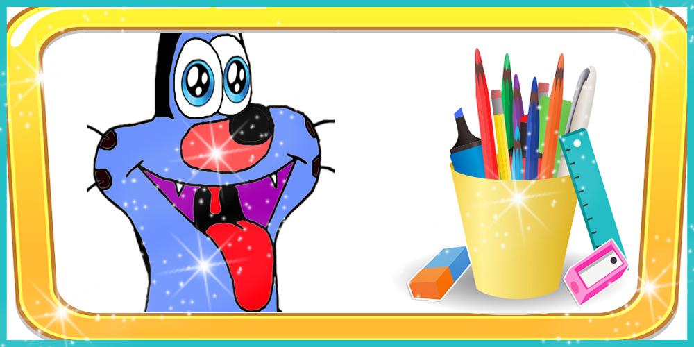 Kids Coloring Books for Oggy ツ截图1