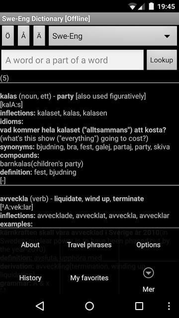 Swedish-English Dictionary截图9