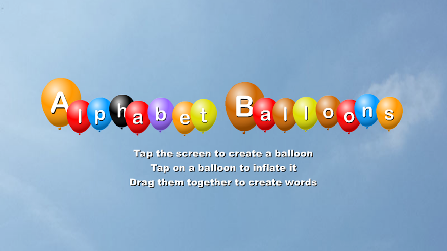 Alphabet Balloons Free截图1