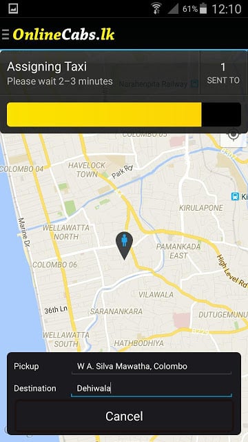 Online Cabs - Taxi Sri Lanka截图3