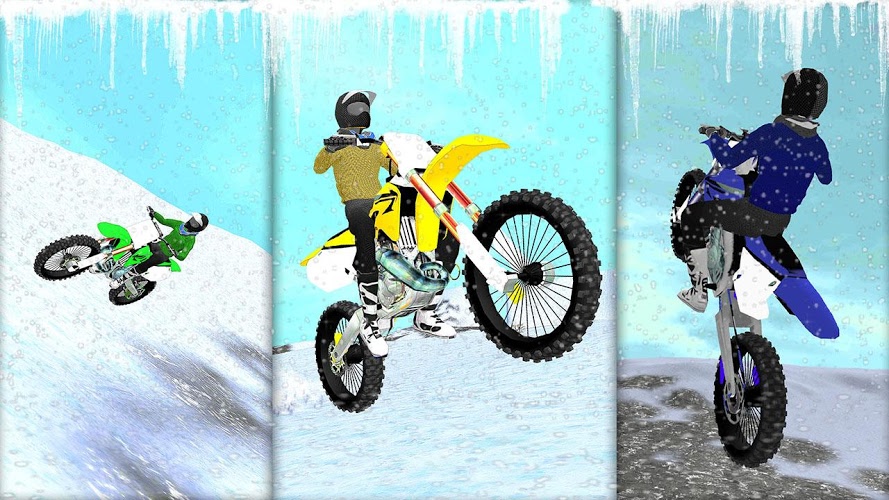 Motocross Racing: stunt winter截图5