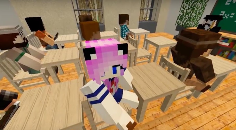 Yandere School for Minecraft截图1