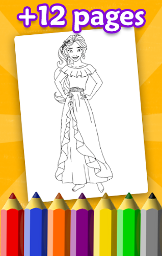 Elena Coloring Book Avalor截图2