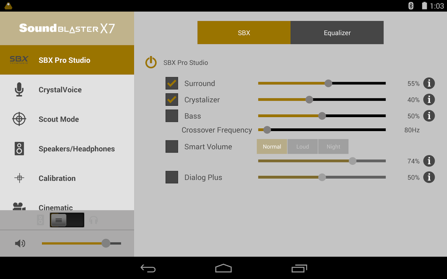 Sound Blaster X7 Control截图7