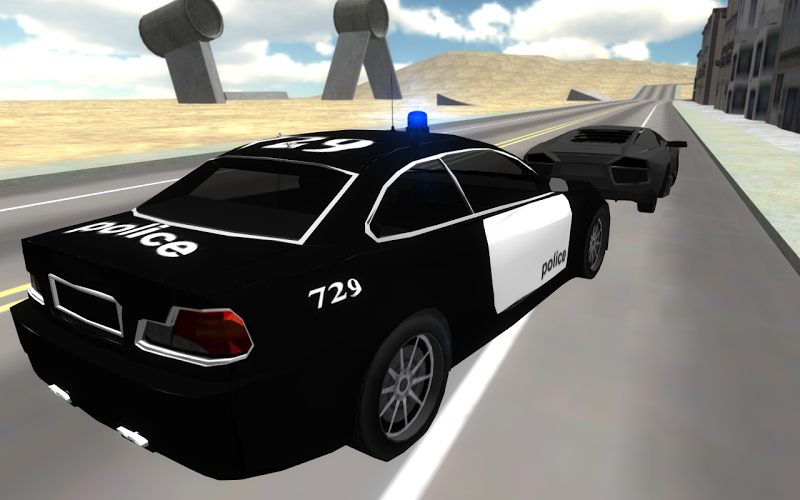 Police Car Drift 3D截图2