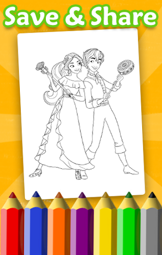 Elena Coloring Book Avalor截图4