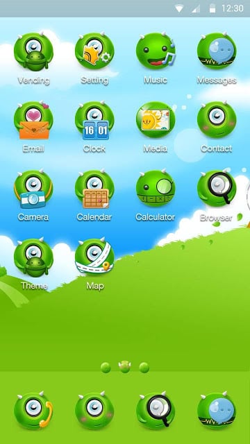 MonsterOce Hola Launcher Theme截图2