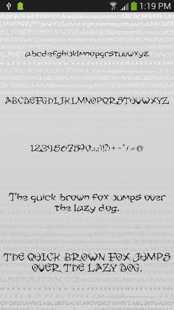 Fonts Tattoo for FlipFont Free截图7