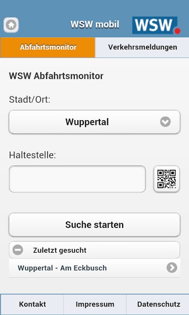 WSW Abfahrtsmonitor截图2