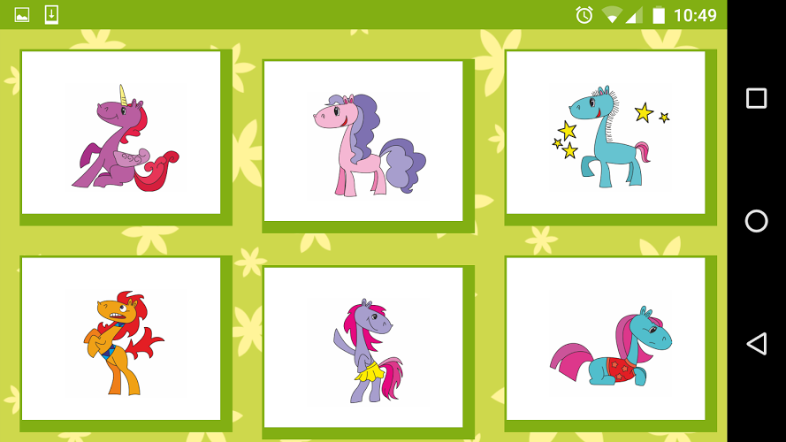 Animated, Live coloring Pony截图2