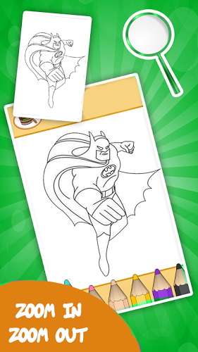 Super Hero Coloring Books截图3