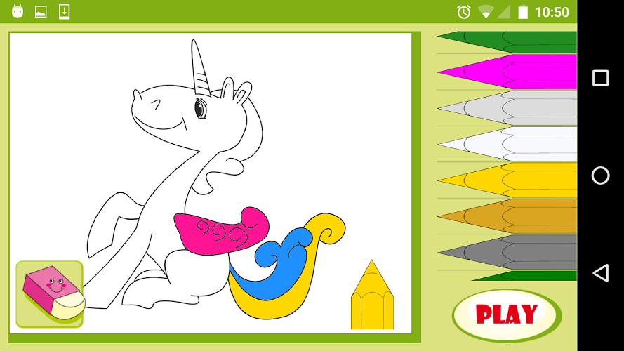 Animated, Live coloring Pony截图3