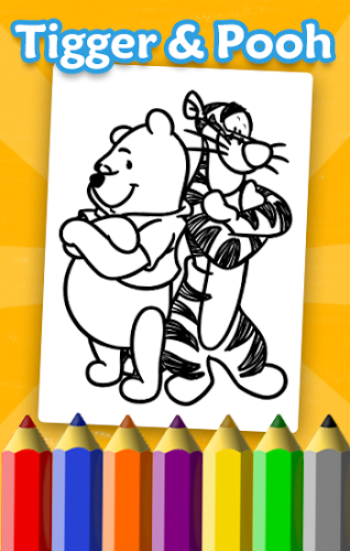 Coloring Book for Tigger &Pooh截图1