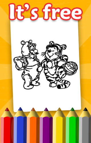 Coloring Book for Tigger &Pooh截图5