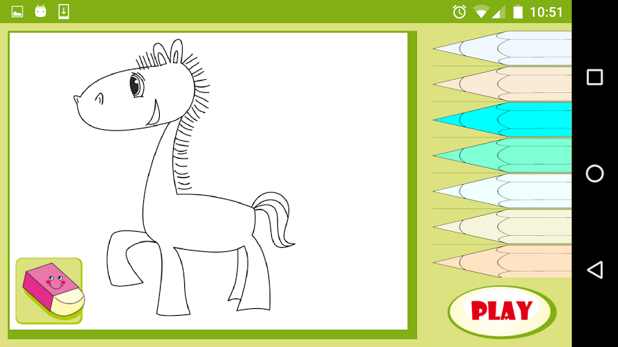 Animated, Live coloring Pony截图5