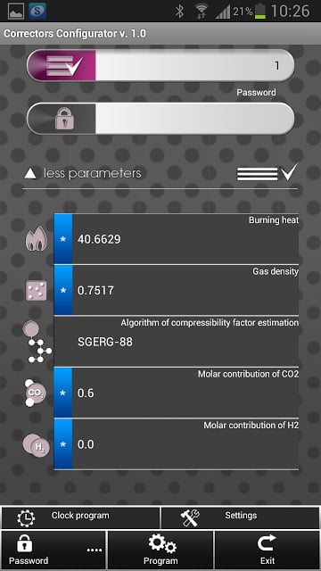 Gas EVC Configurator截图4