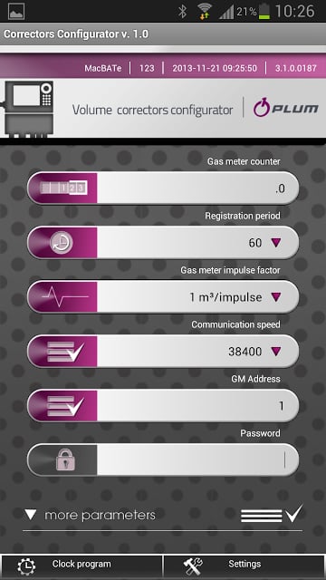 Gas EVC Configurator截图6