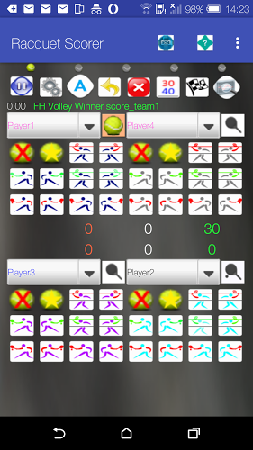 Racquet Game Scorer Free截图5