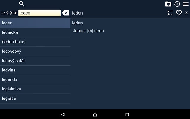 CZ-DE Dictionary Free截图6