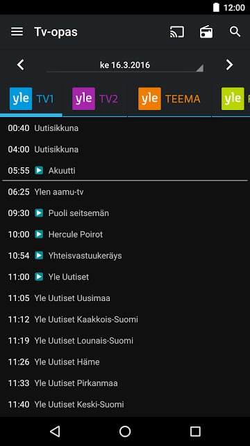 YLE Areena截图4