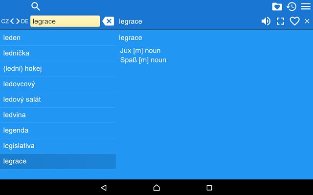 CZ-DE Dictionary Free截图1
