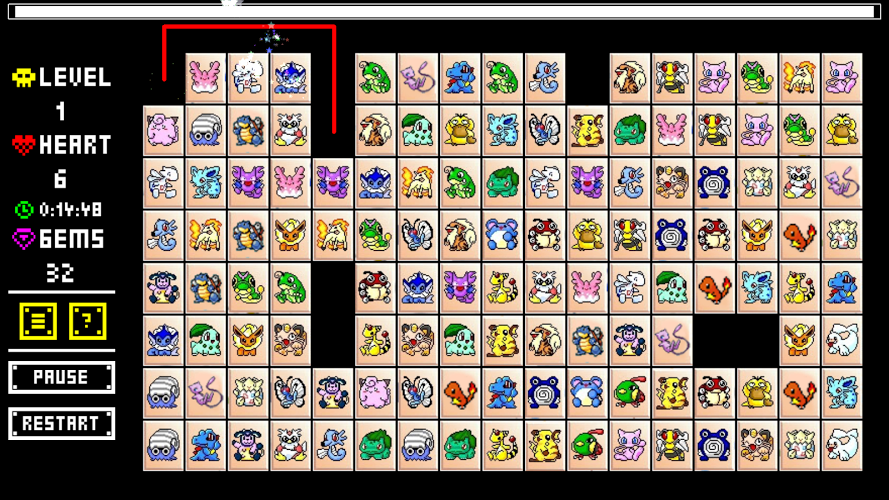 Pikachu onet classic截图4