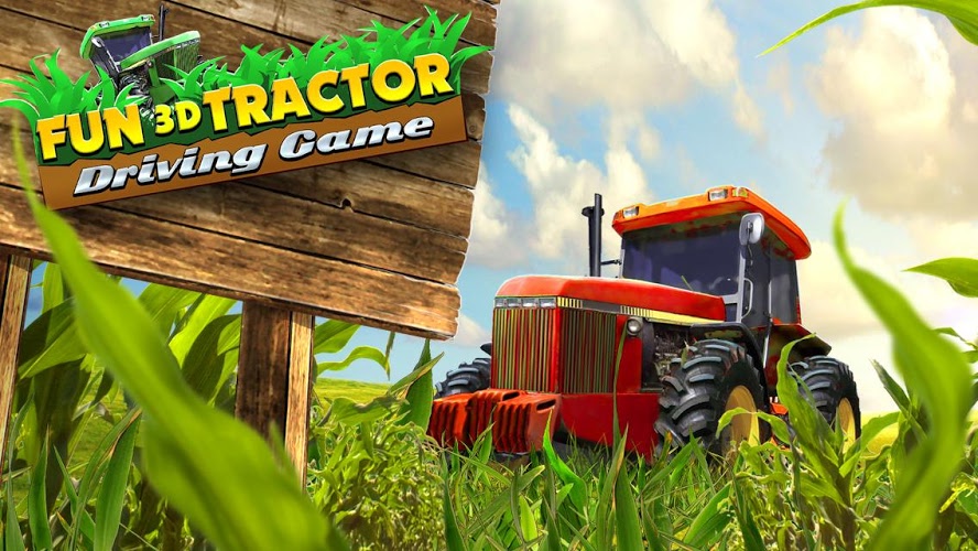 3D Tractor Driving Game截图3