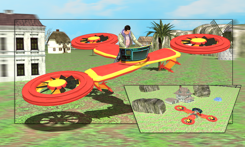 Flying Hovercraft Bike 3D截图5