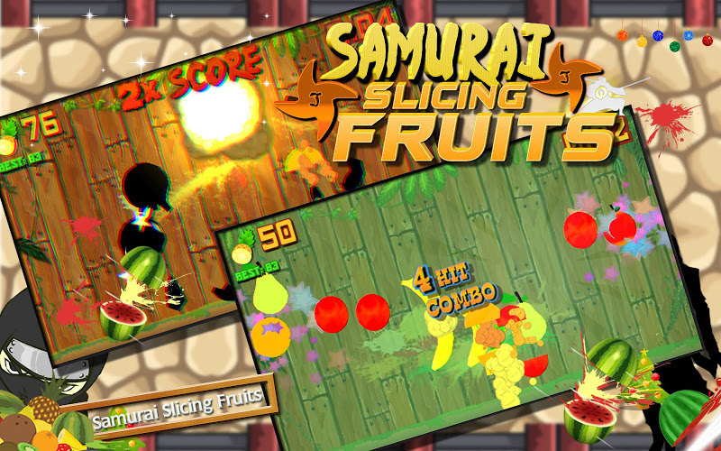 Samurai Slicing Fruits截图5