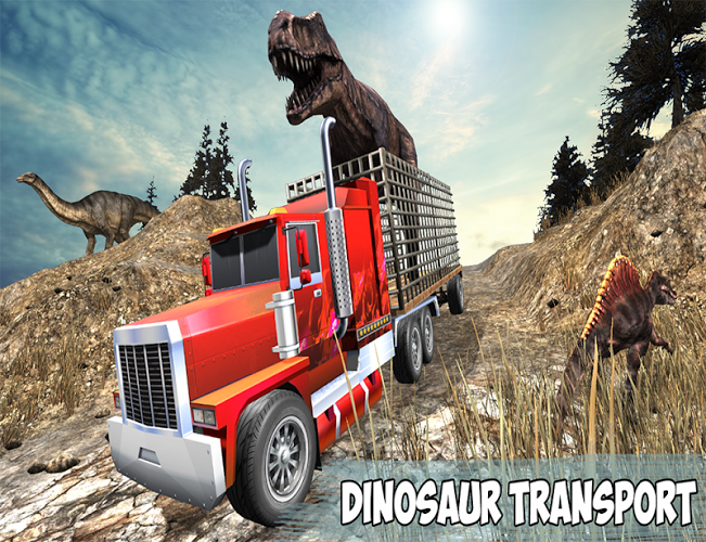 Angry Dino Offroad Transporter截图5