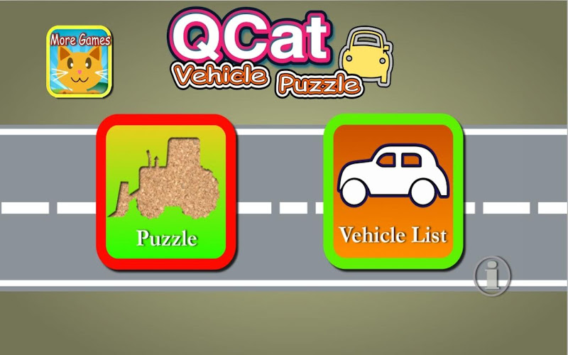 QCat - 幼儿交通工具、车辆拼图游戏（免费）截图3