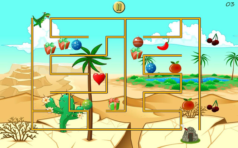 Dino Maze - Mazes for Kids截图4