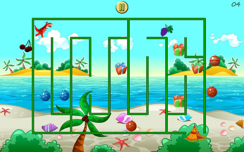 Dino Maze - Mazes for Kids截图1