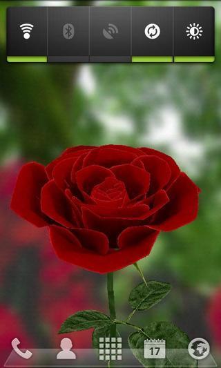 3D Rose Live Wallpaper Free截图2