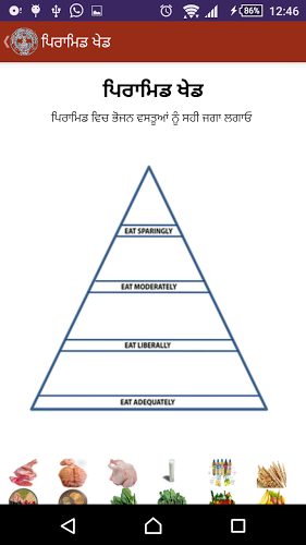 Nutrition ਪੋਸ਼ਣ ਖੇਡ Punjabi截图3