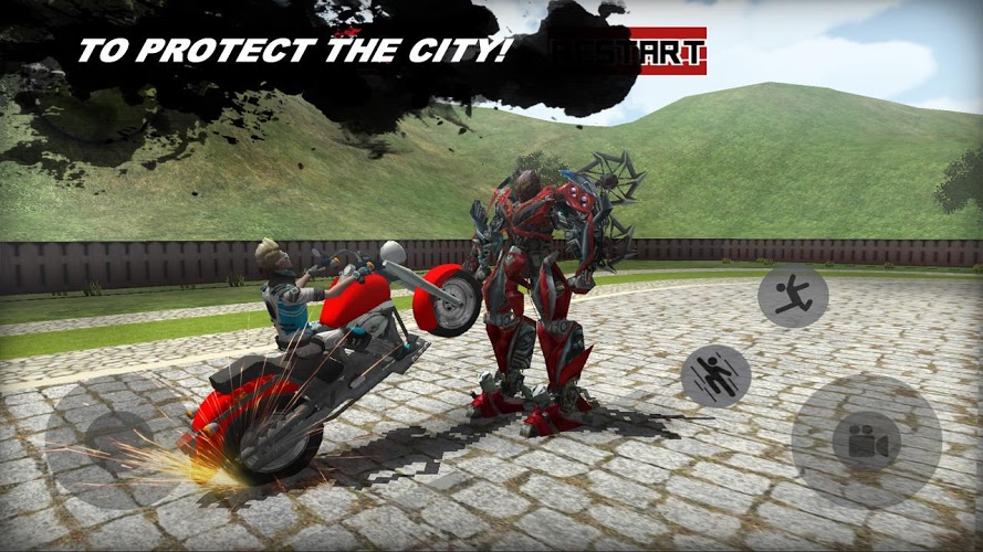 Flying Robot Ninja Battle 3D截图3