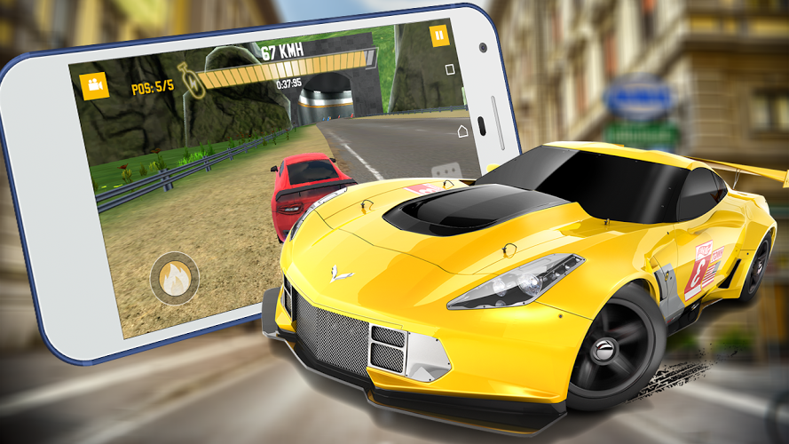 Airborne Fast Car Street Race截图1