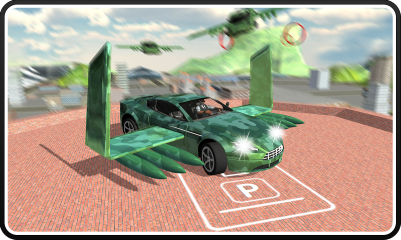 Army Flying Car Parking 3D截图5