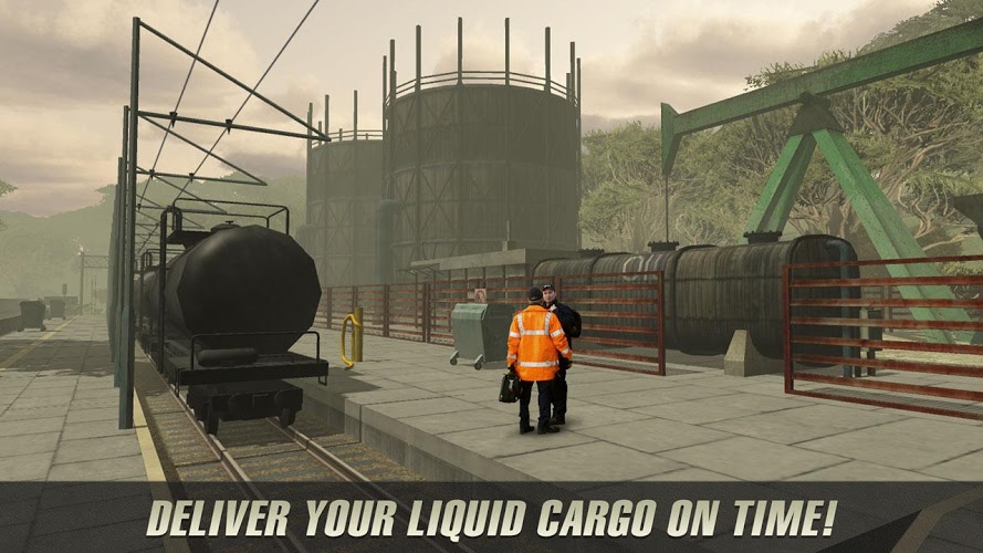 Oil Train Driving Simulator截图4