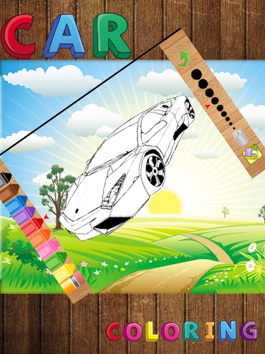 Car Coloring Book Game截图2