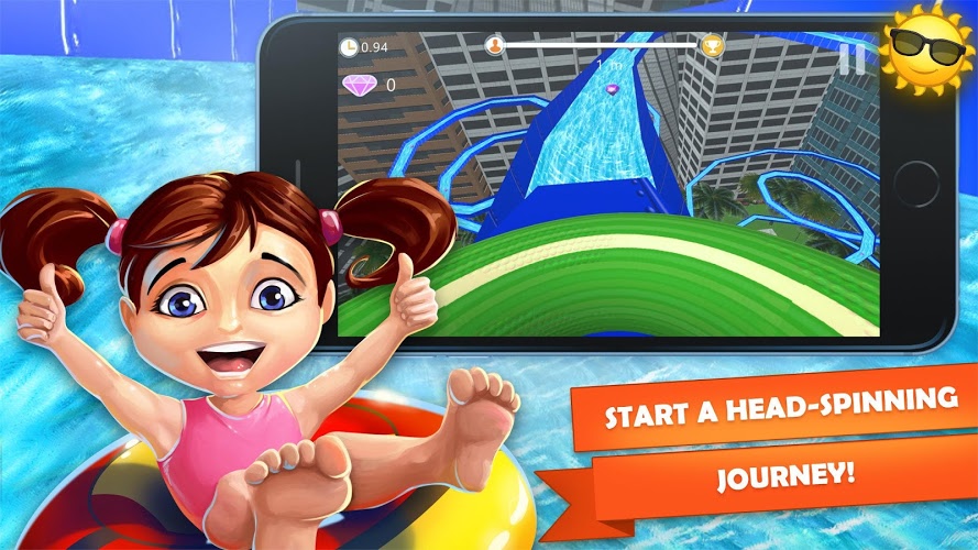 Roller Coaster 3D - Water Park截图1