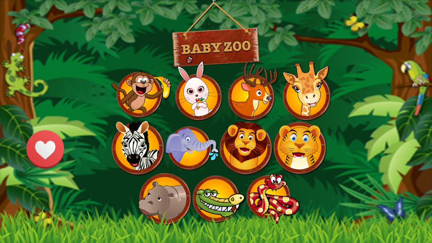 Baby Explore Zoo Animals Free!截图1