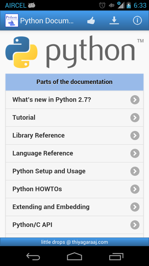 Python Documentation截图1