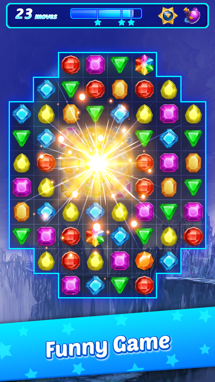 Jewel Pop Matching Gems puzzle截图3