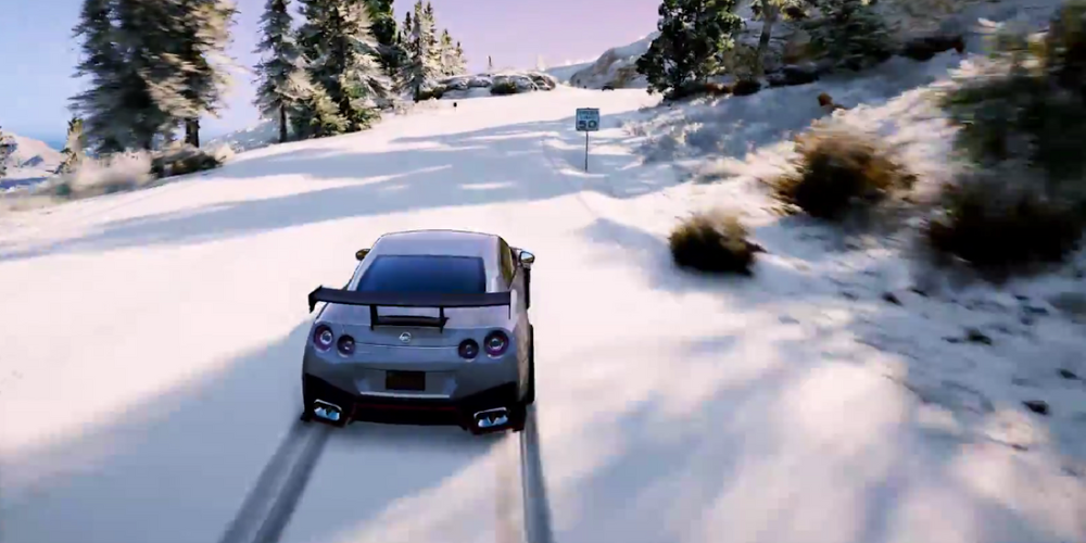 GTR Driving Nissan Winter截图4