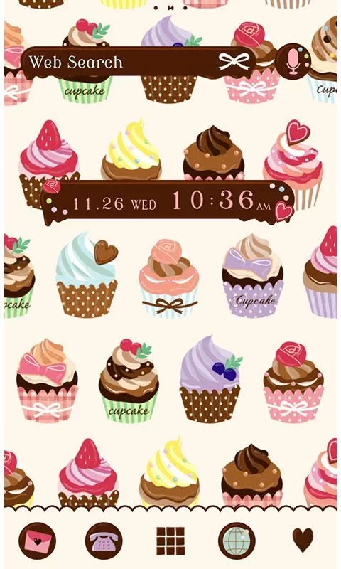 ★FREE THEMES★Cuppycakes截图1