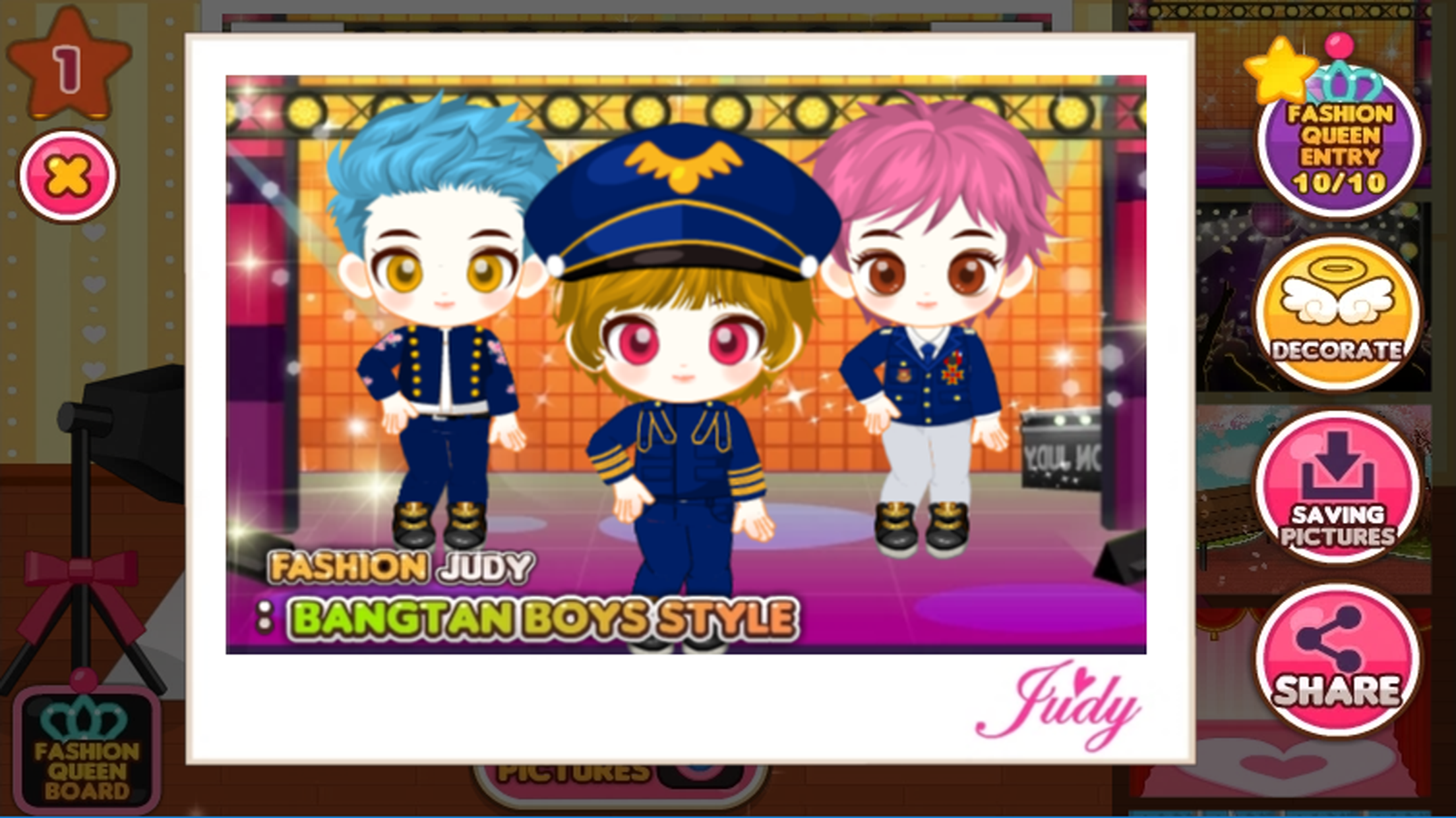 Fashion Judy: Bangtan Boys截图4