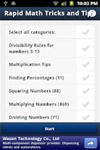 Rapid Math Tricks &amp; Tips截图4